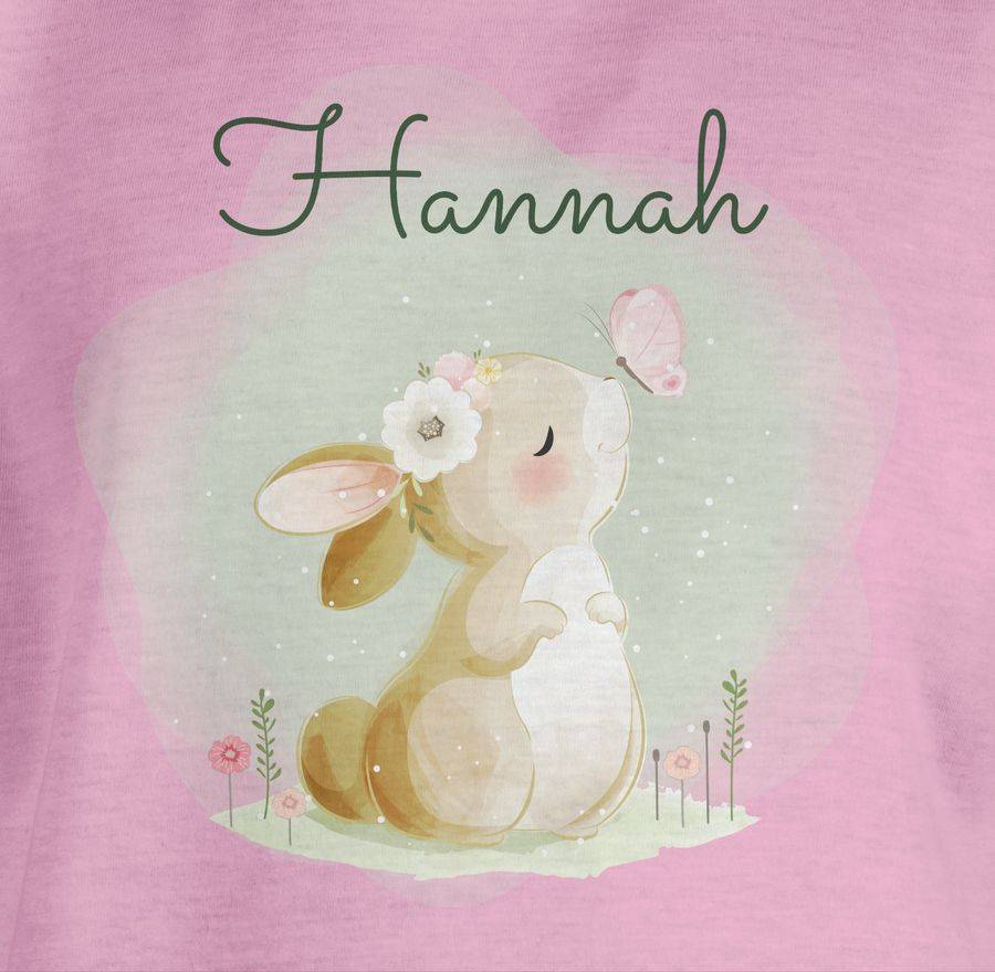 Shirtracer Süßer Hase Bunny Rabbit Hasen Kaninchen: Tshirt Rucksack Shirtracer