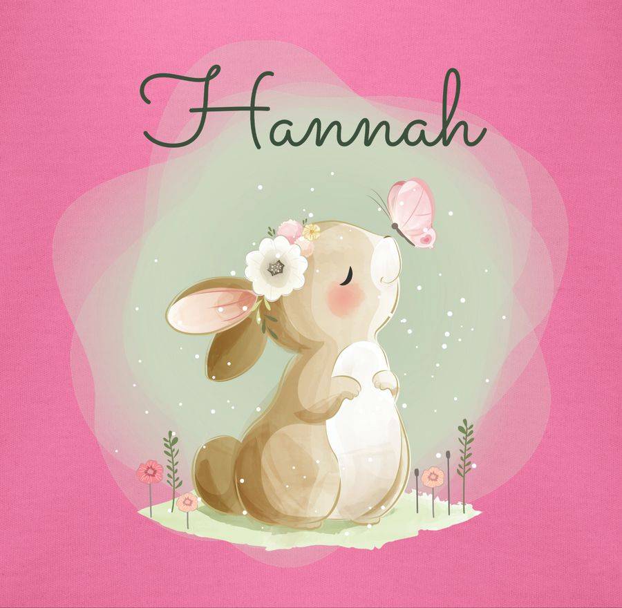 Shirtracer Süßer Hase Bunny Rabbit Hasen Kaninchen: Tshirt Rucksack Shirtracer