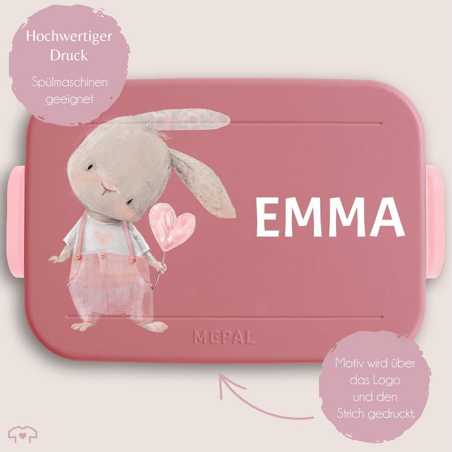 Shirtracer Süßer Hase Langohr Bunny Rabbit: Tshirt Turnbeutel Shirtracer