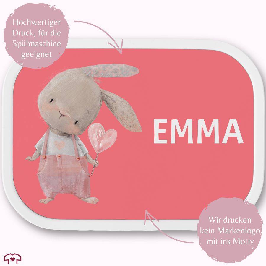 Shirtracer Süßer Hase Langohr Bunny Rabbit: Tshirt Turnbeutel Shirtracer