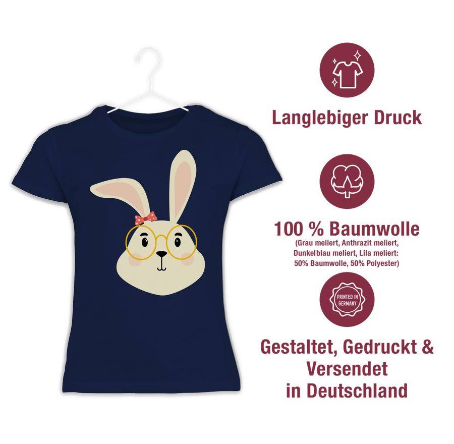 Shirtracer Süßer Hase Mit Brille Und Band Shirts & Mehr Shirtracer