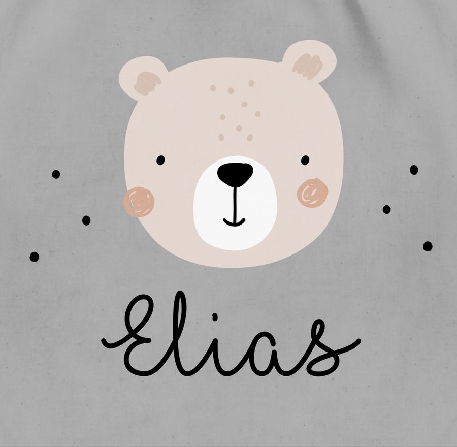 Shirtracer Süßer Heller Bär Bärenmotiv Bären Bear: Tshirt Rucksack Shirtracer