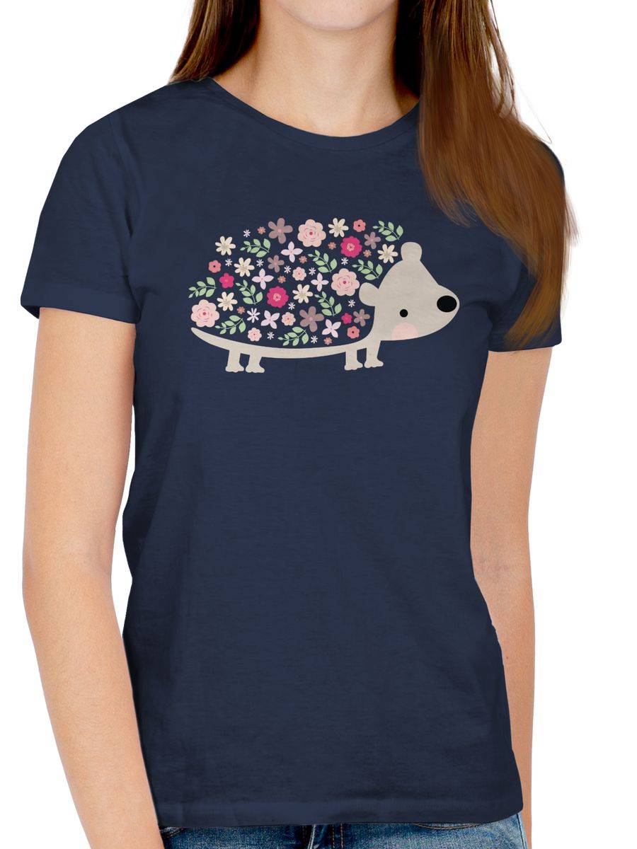 Shirtracer Süßer Igel Frühlingstiere Mit Blumen: T-Shirt Gym Bag Shirtracer