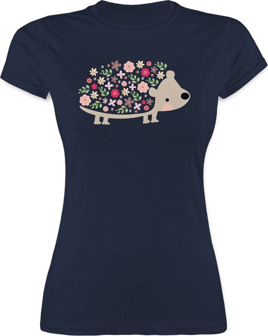 Shirtracer Süßer Igel Frühlingstiere mit Blumen: T-Shirt Gym Bag Shirtracer