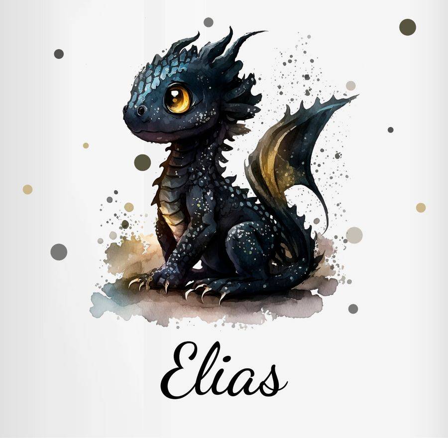 Shirtracer Süßer Kleiner Drache Mit Namen Nachtdrache Dragon Drachen Drachenzähmen: T-Shirt Shirtracer