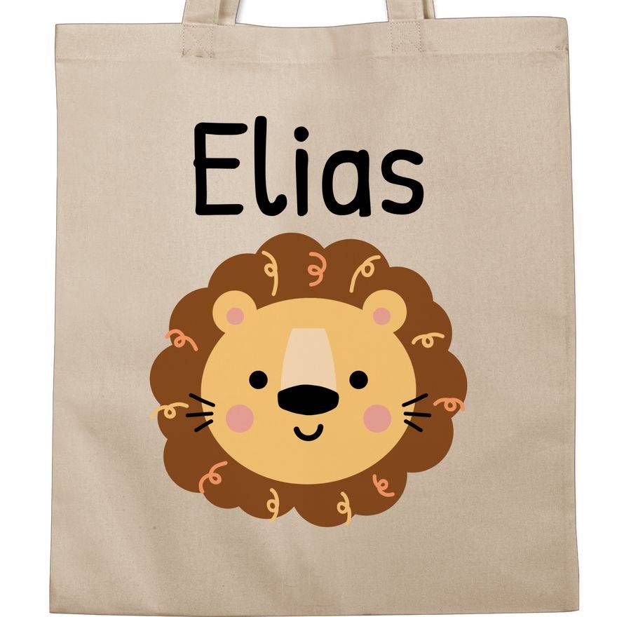Shirtracer Süßer Löwe - Kindergarten Kita: T-Shirt Rucksack Shirtracer