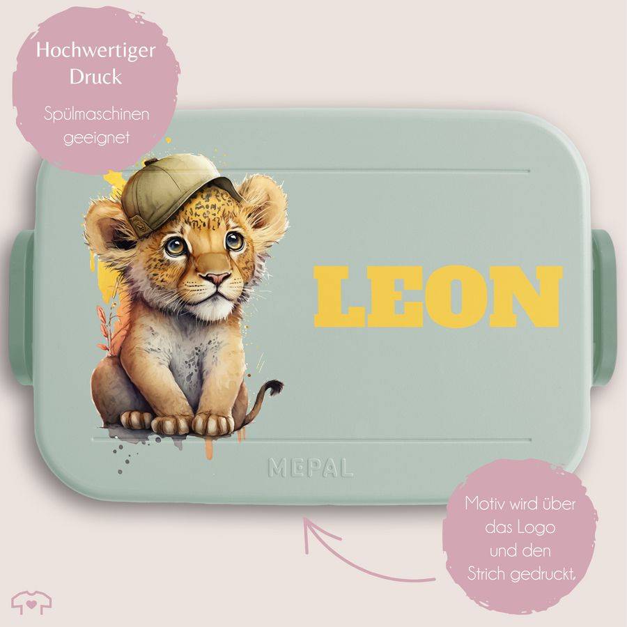 Shirtracer Süßer Löwe Löwen Lion Leo: T-Shirt Rucksack Shirtracer