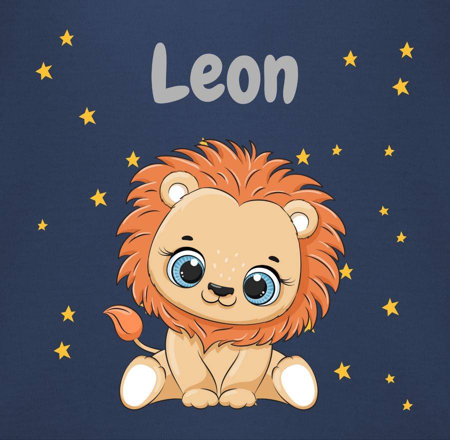 Shirtracer Süßer Löwe Löwen Löwenmotiv König Der Tiere Lion: T-Shirt Turnbeutel Shirtracer