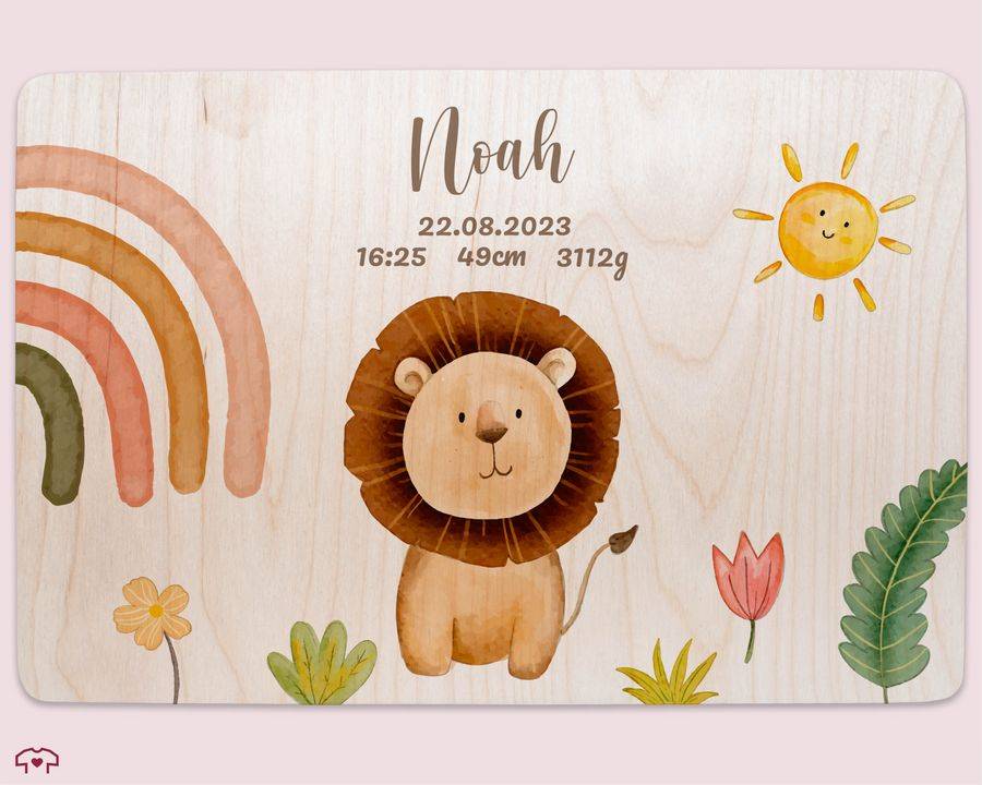 Shirtracer Süßer Löwe Raubtier König Der Tiere Mit Name: Tshirt Rucksack Shirtracer