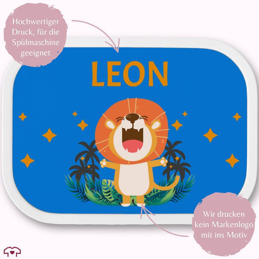Shirtracer Süßer Löwe Tiger König Der Tiere Leo Line Leu Shirts & Mehr Shirtracer