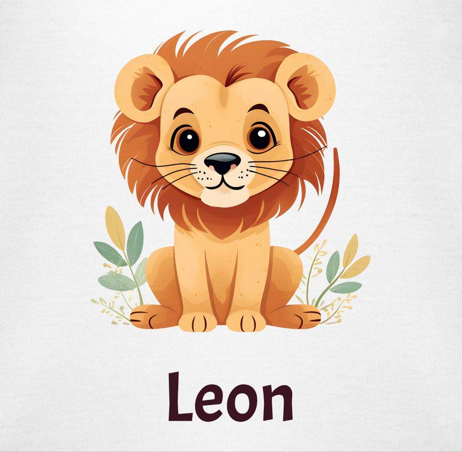 Shirtracer Süßer Löwe Wildtiere König Der Tiere Lion: T-Shirt Gym Bag Shirtracer