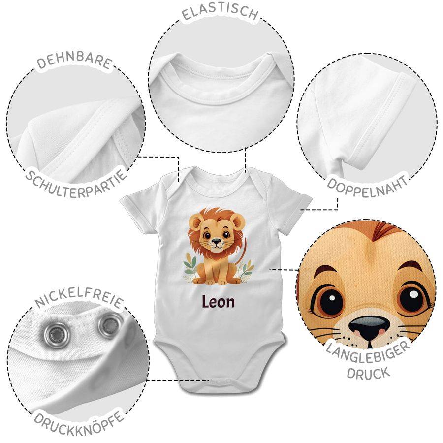 Shirtracer Süßer Löwe Wildtiere König Der Tiere Lion: T-Shirt Gym Bag Shirtracer