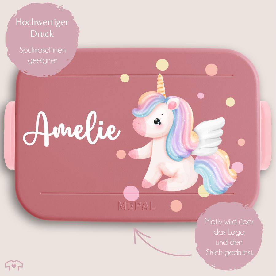 Shirtracer Süßes Einhorn Sweet Unicorn: T-Shirt Rucksack Shirtracer