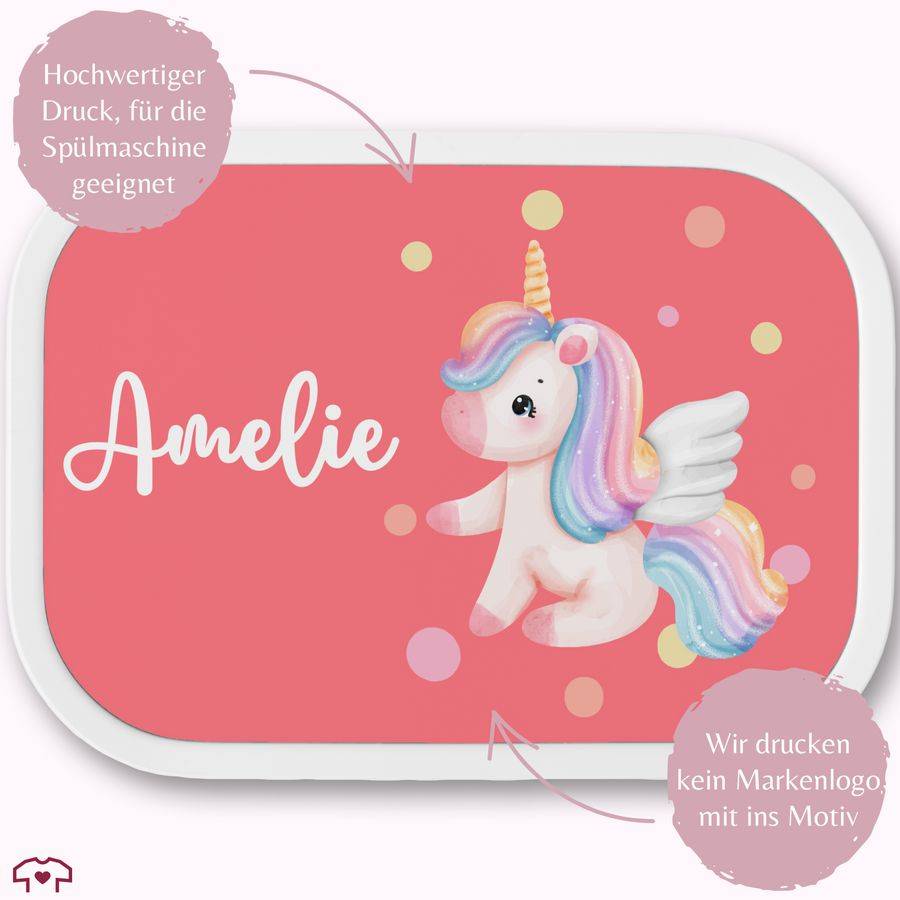 Shirtracer Süßes Einhorn Sweet Unicorn: T-Shirt Rucksack Shirtracer