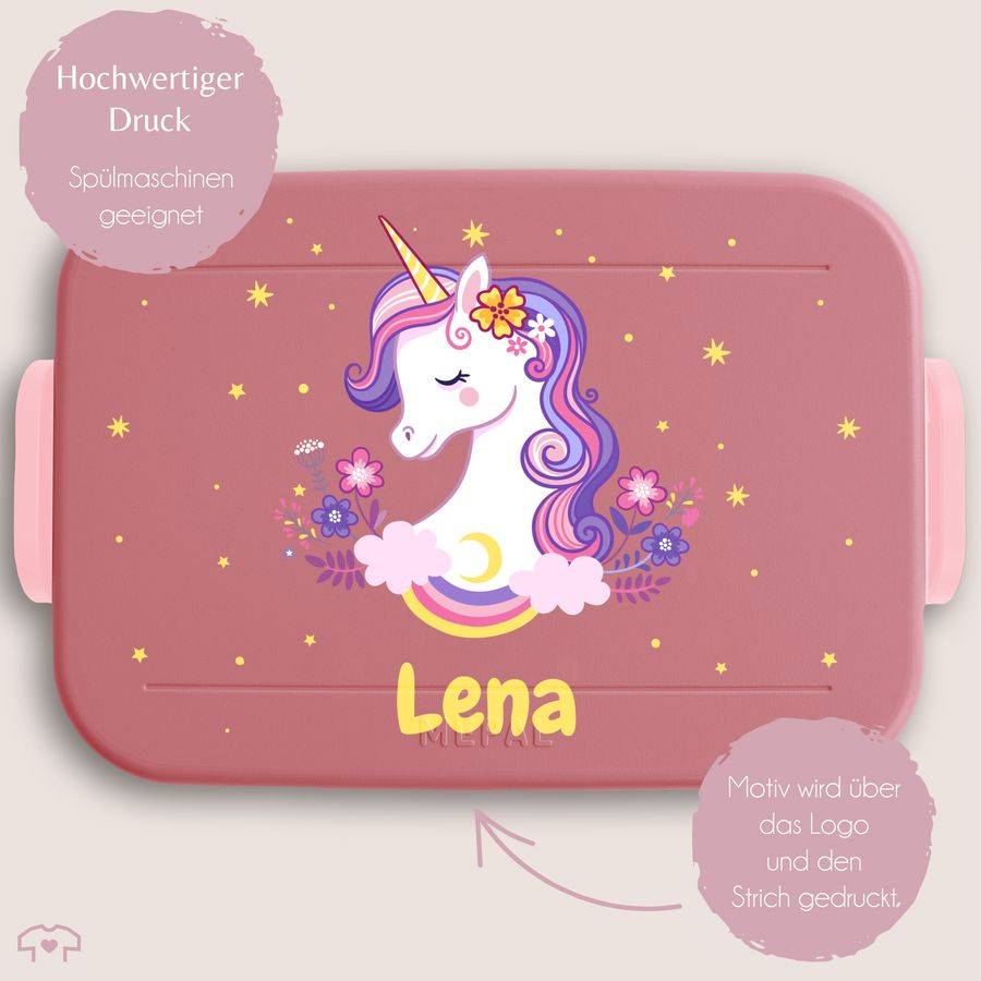 Shirtracer Süßes Einhorn Unicorn: T-Shirt Turnbeutel Shirtracer