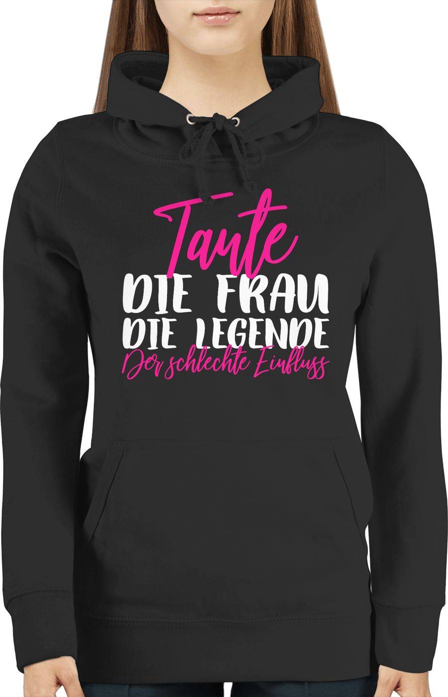 Shirtracer Tante - Frau - Legende - Schlechter Einfluss - Weiß/Fuchsia Shirts & Mehr Shirtracer