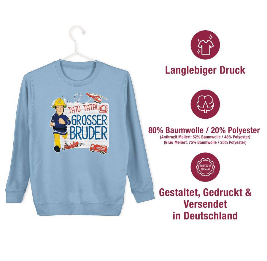 Shirtracer Tatü Tata! - Großer Bruder: Tshirt Rucksack Shirtracer
