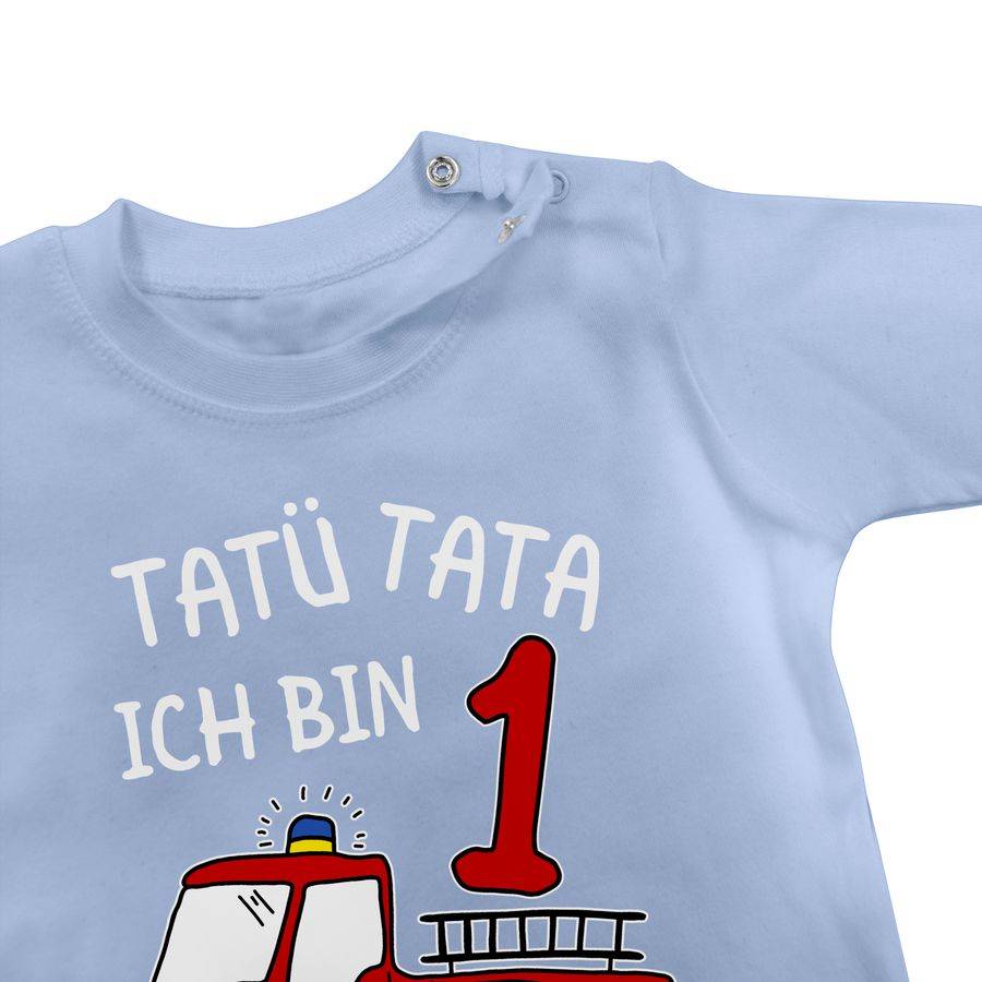 Shirtracer Tatü Tata Ich Bin 1 - Tatütata Ich Werde 1 Feuerwehrauto Ist Da: T-Shirt Gym Bag Shirtracer