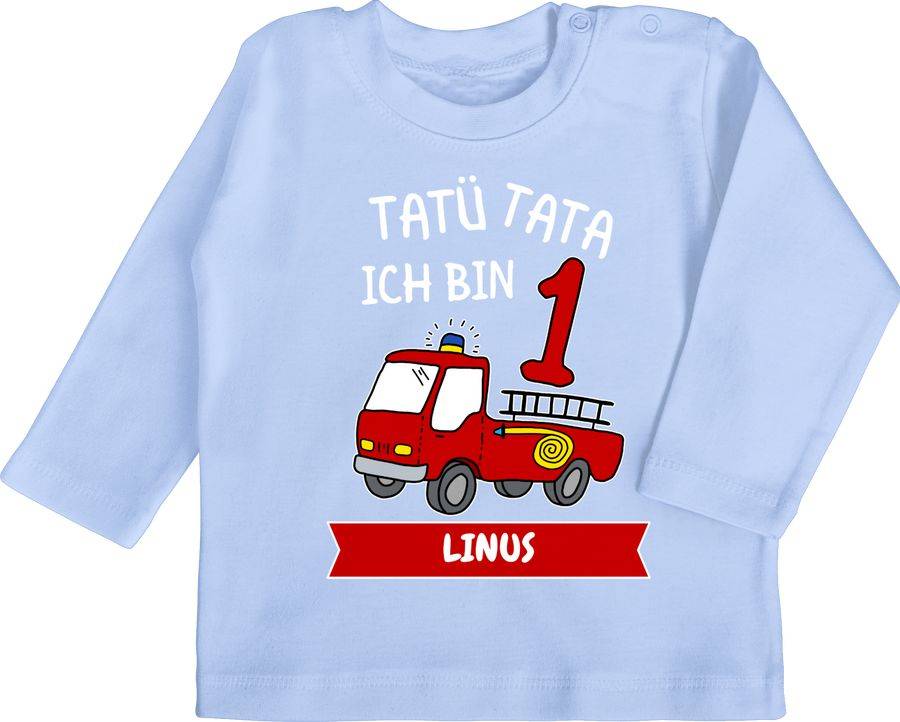 Shirtracer Tatü Tata Ich bin 1 - Tatütata ich werde 1 Feuerwehrauto ist da: T-Shirt Gym Bag Shirtracer