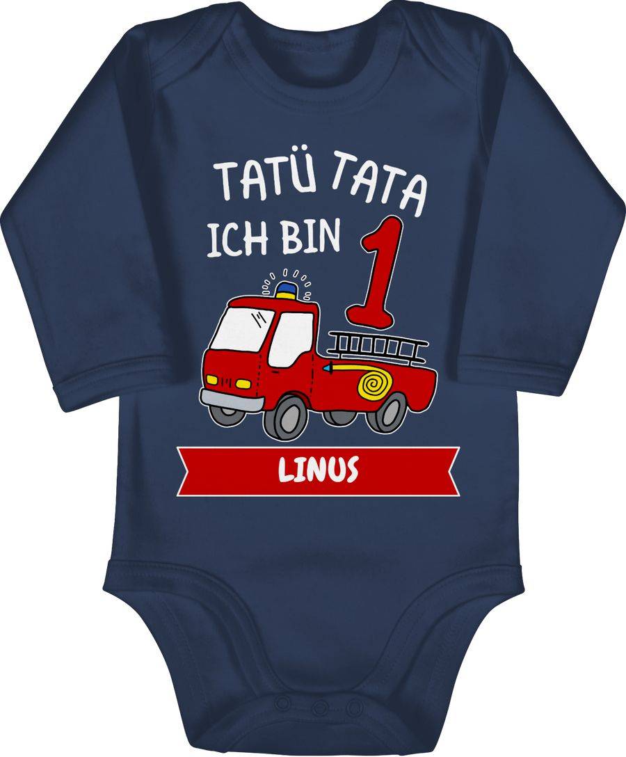 Shirtracer Tatü Tata Ich bin 1 - Tatütata ich werde 1 Feuerwehrauto ist da: T-Shirt Gym Bag Shirtracer