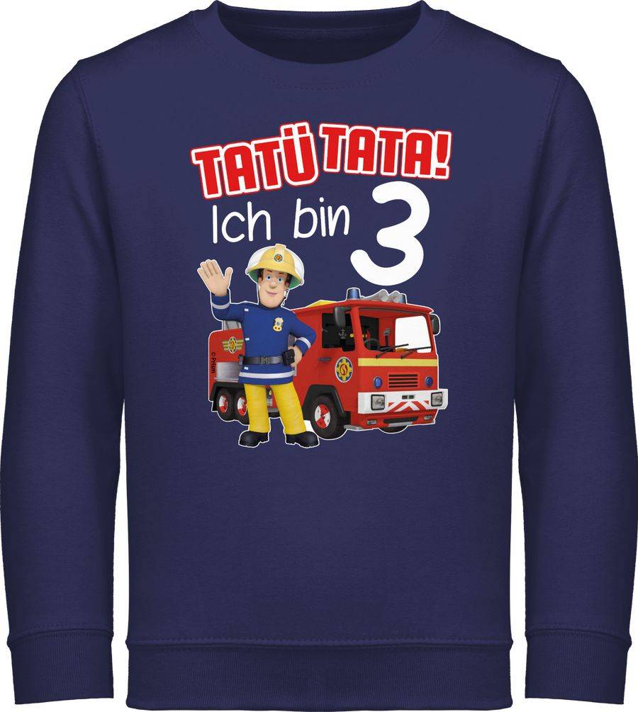 Shirtracer Tatü Tata! Ich bin 3 - rot: Tshirt Turnbeutel Shirtracer