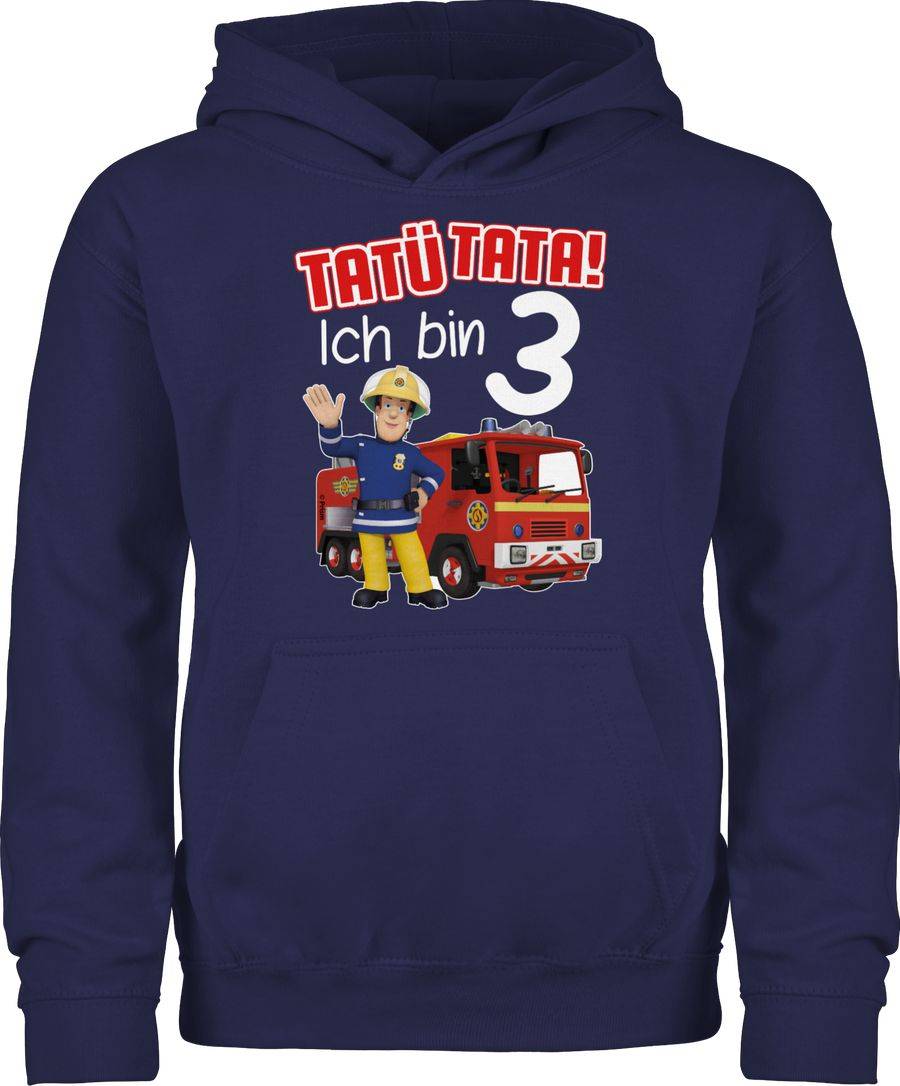 Shirtracer Tatü Tata! Ich bin 3 - rot: Tshirt Turnbeutel Shirtracer
