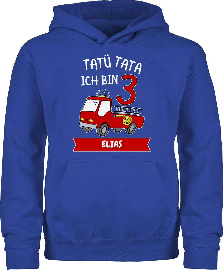 Shirtracer Tatü Tata Ich bin 3 - Tatütata ich werde 3 Feuerwehrauto ist da: Tshirt Rucksack Shirtracer