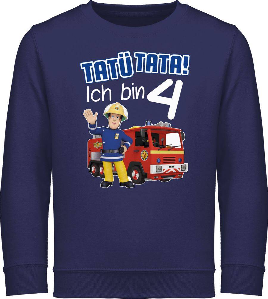 Shirtracer Tatü Tata! Ich bin 4 - blau: Tshirt Gym Bag Shirtracer