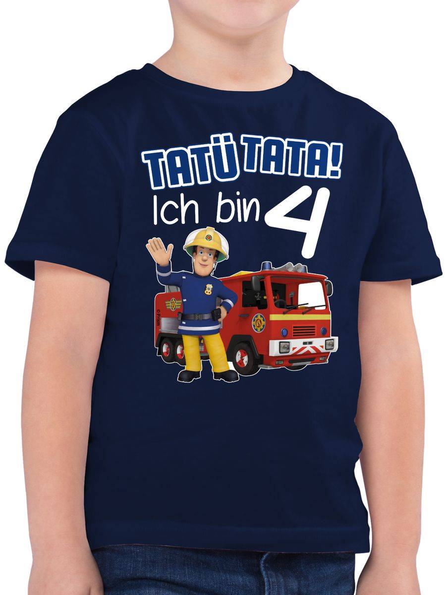 Shirtracer Tatü Tata! Ich bin 4 - blau: Tshirt Gym Bag Shirtracer Shirtracer Tatü Tata! Ich bin 4 - blau: Tshirt Gym Bag Shirtracer