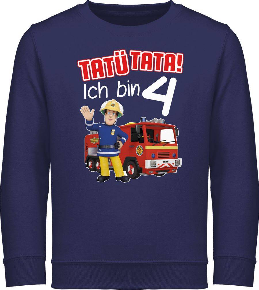 Shirtracer Tatü Tata! Ich bin 4 - rot: Tshirt Gym Bag Shirtracer