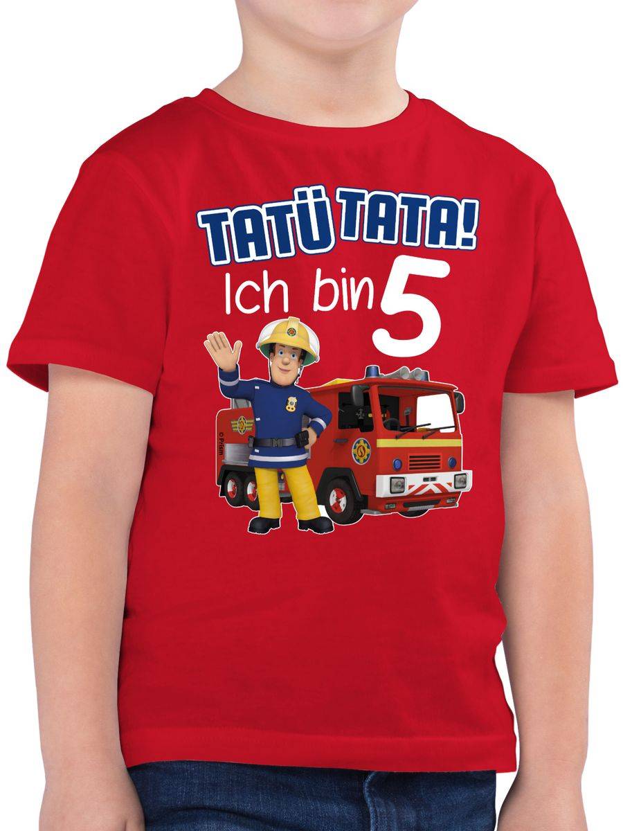 Shirtracer Tatü Tata! Ich bin 5 - blau: Tshirt Gym Bag Shirtracer