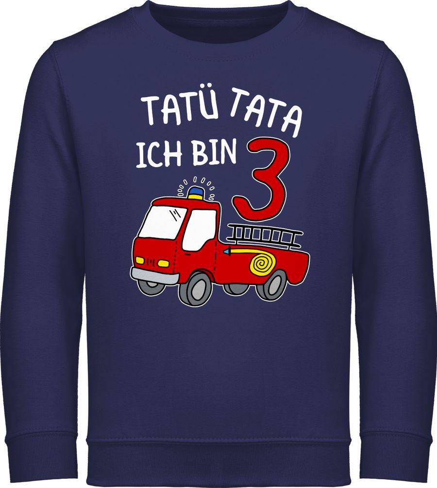 Shirtracer Tatü Tata Ich bin drei Feuerwehrauto Shirts & Mehr Shirtracer