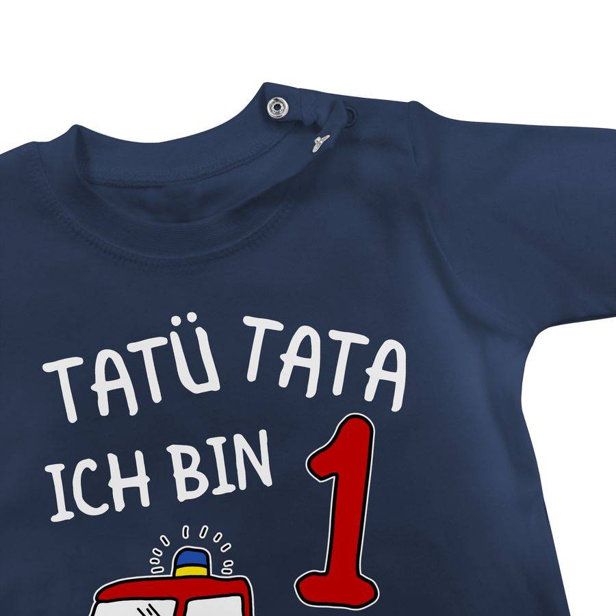 Shirtracer Tatü Tata Ich Bin Eins Feuerwehrauto: Tshirt Rucksack Shirtracer