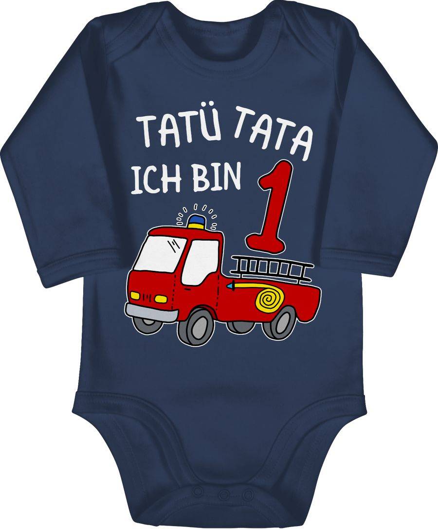 Shirtracer Tatü Tata Ich bin eins Feuerwehrauto: Tshirt Rucksack Shirtracer