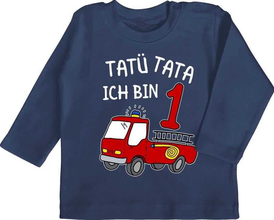 Shirtracer Tatü Tata Ich bin eins Feuerwehrauto: Tshirt Rucksack Shirtracer