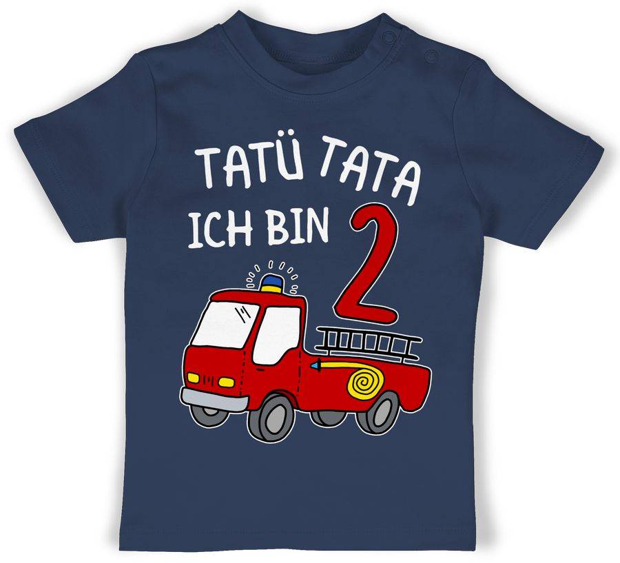 Shirtracer Tatü Tata Ich bin zwei Feuerwehrauto Shirts & Mehr Shirtracer