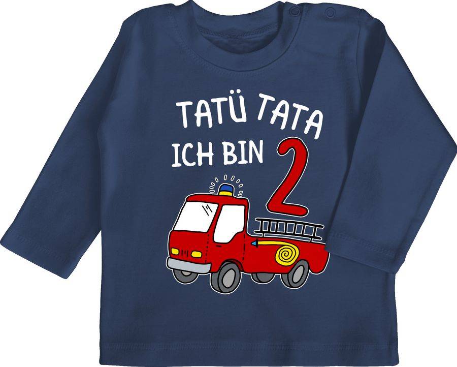 Shirtracer Tatü Tata Ich bin zwei Feuerwehrauto Shirts & Mehr Shirtracer