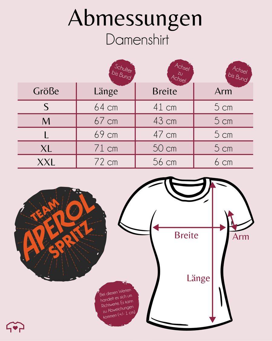 Shirtracer Team Aperol Spritz JGA Mädelsabend Spritztour Aperol Geschenk Shirts & Mehr Shirtracer