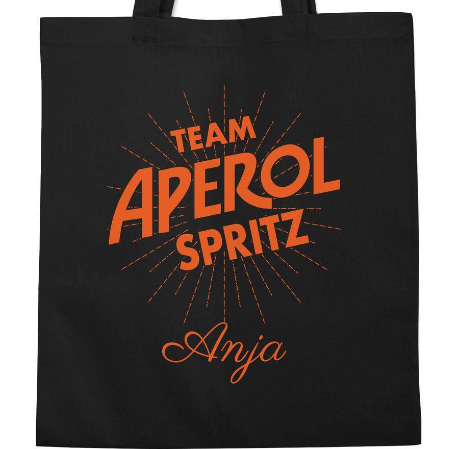 Shirtracer Team Aperol Spritz Mit Name - Mädelsabend JGA Mallorca Mädelsausflug Shirts & Shirtracer