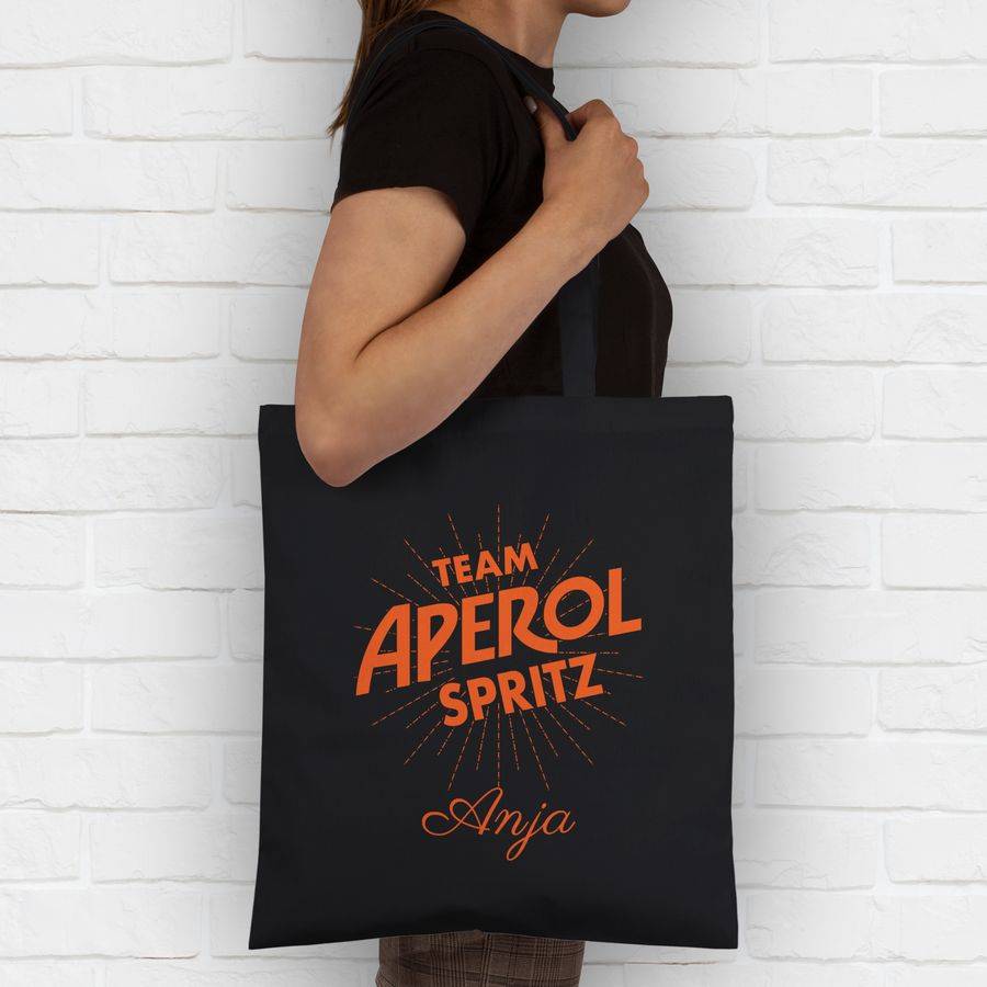 Shirtracer Team Aperol Spritz Mit Name - Mädelsabend JGA Mallorca Mädelsausflug Shirts & Shirtracer
