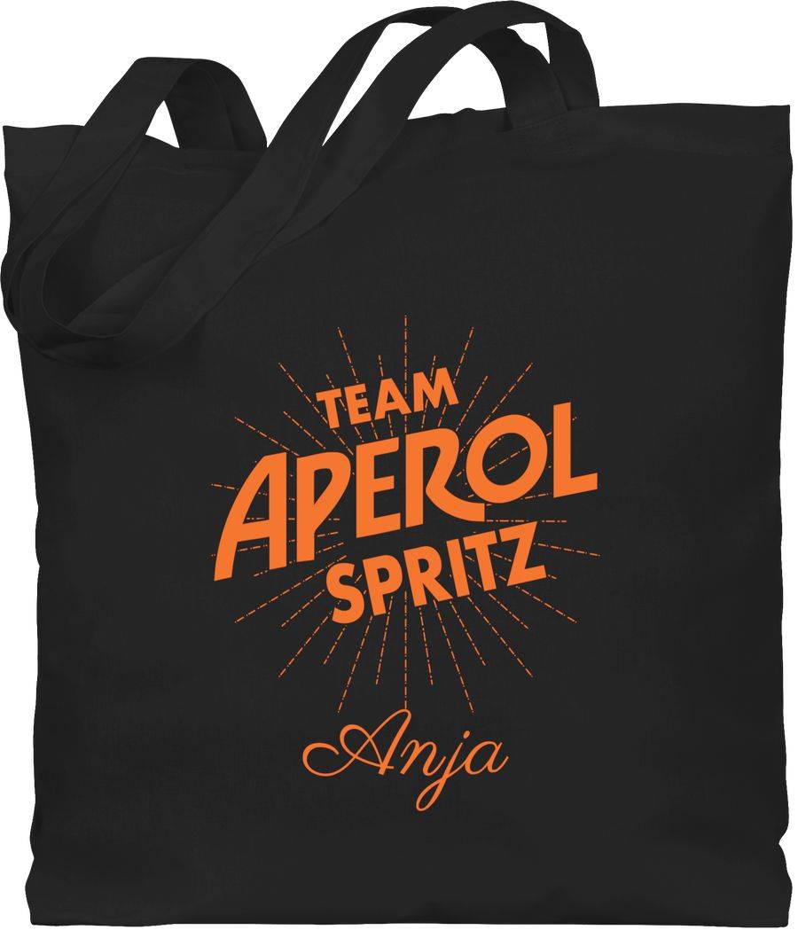 Shirtracer Team Aperol Spritz mit Name - Mädelsabend JGA Mallorca Mädelsausflug Shirts & Shirtracer