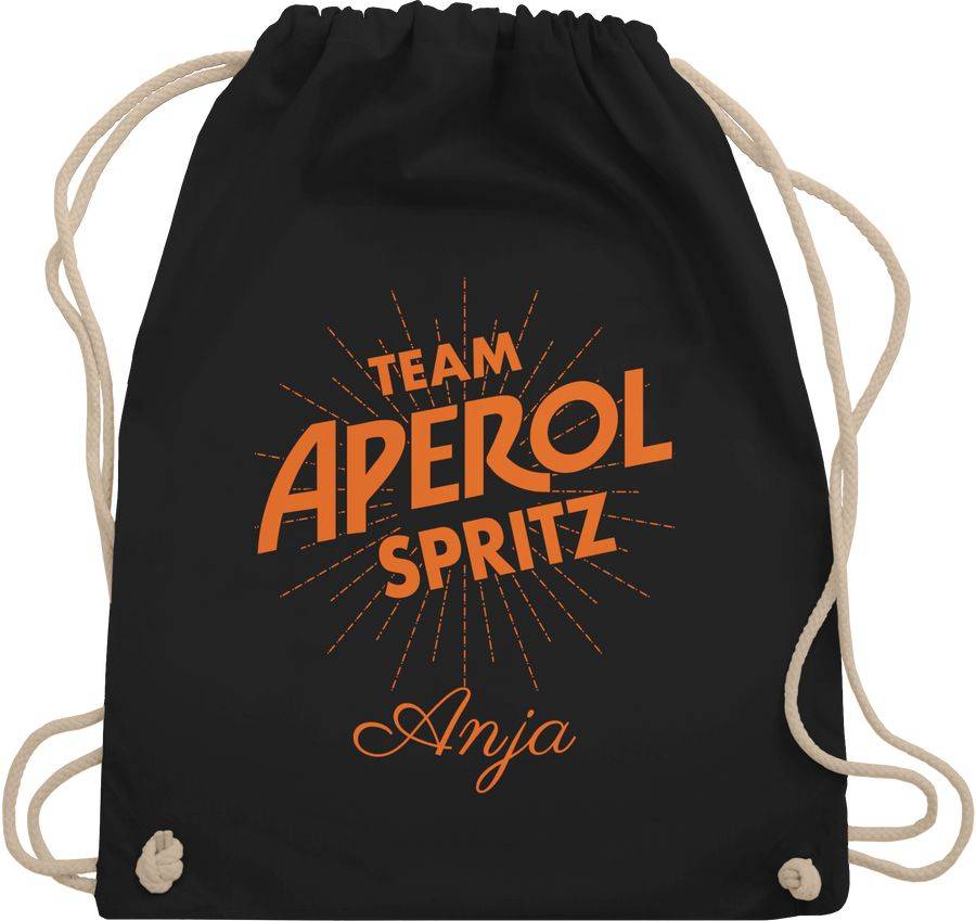 Shirtracer Team Aperol Spritz mit Name - Mädelsabend JGA Mallorca Mädelsausflug Shirts & Shirtracer