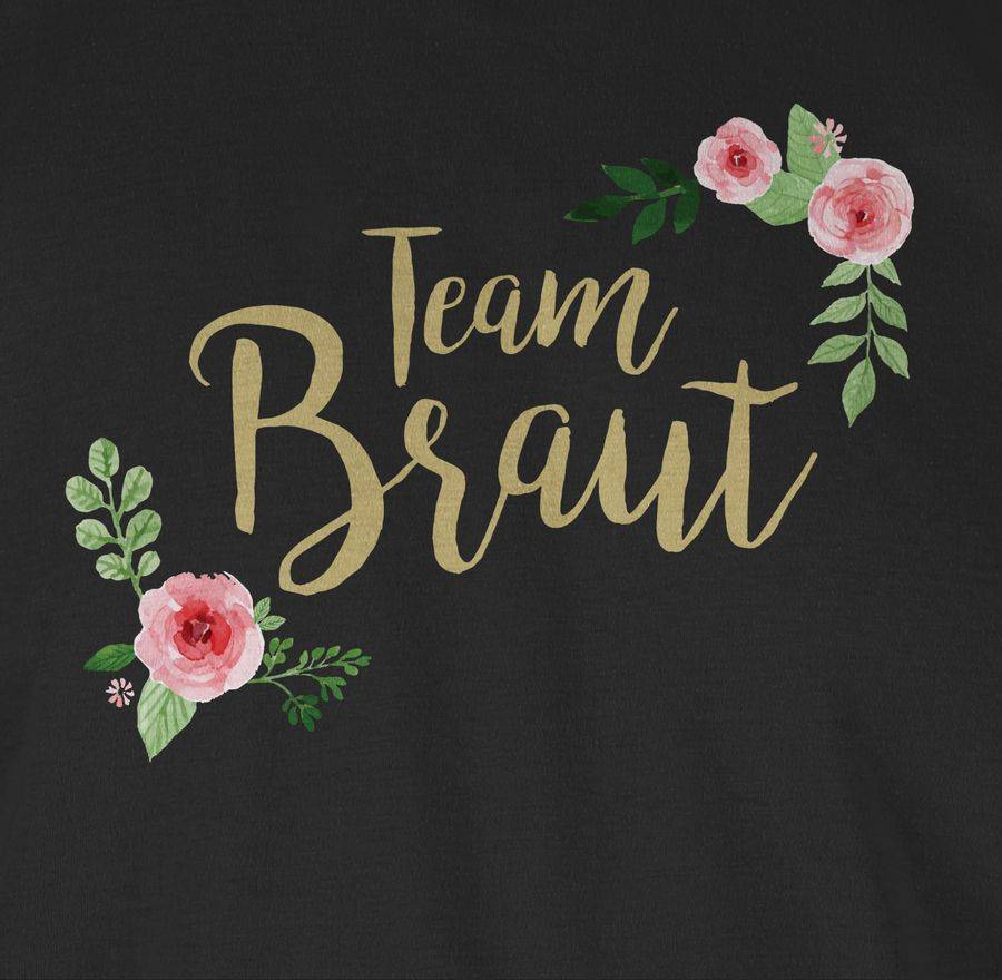Shirtracer Team Braut Blumen: T-Shirt Rucksack Shirtracer