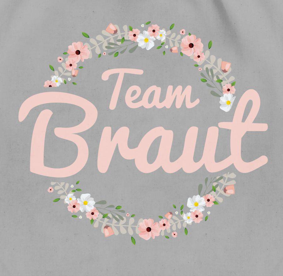 Shirtracer Team Braut Blumenkranz Rosa Shirts & Mehr Shirtracer