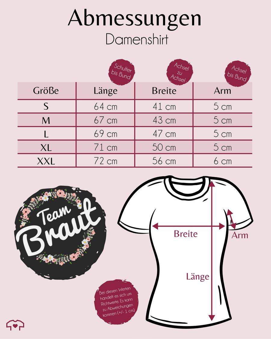 Shirtracer Team Braut Blumenkranz Shirts & Mehr Shirtracer