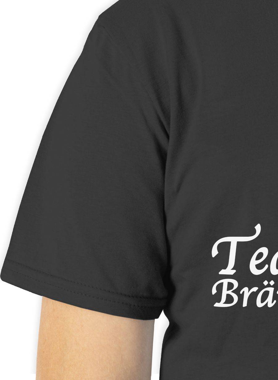 Shirtracer Team Bräutigam Hipster Suit Up Weiss: Tshirt Gym Bag Shirtracer