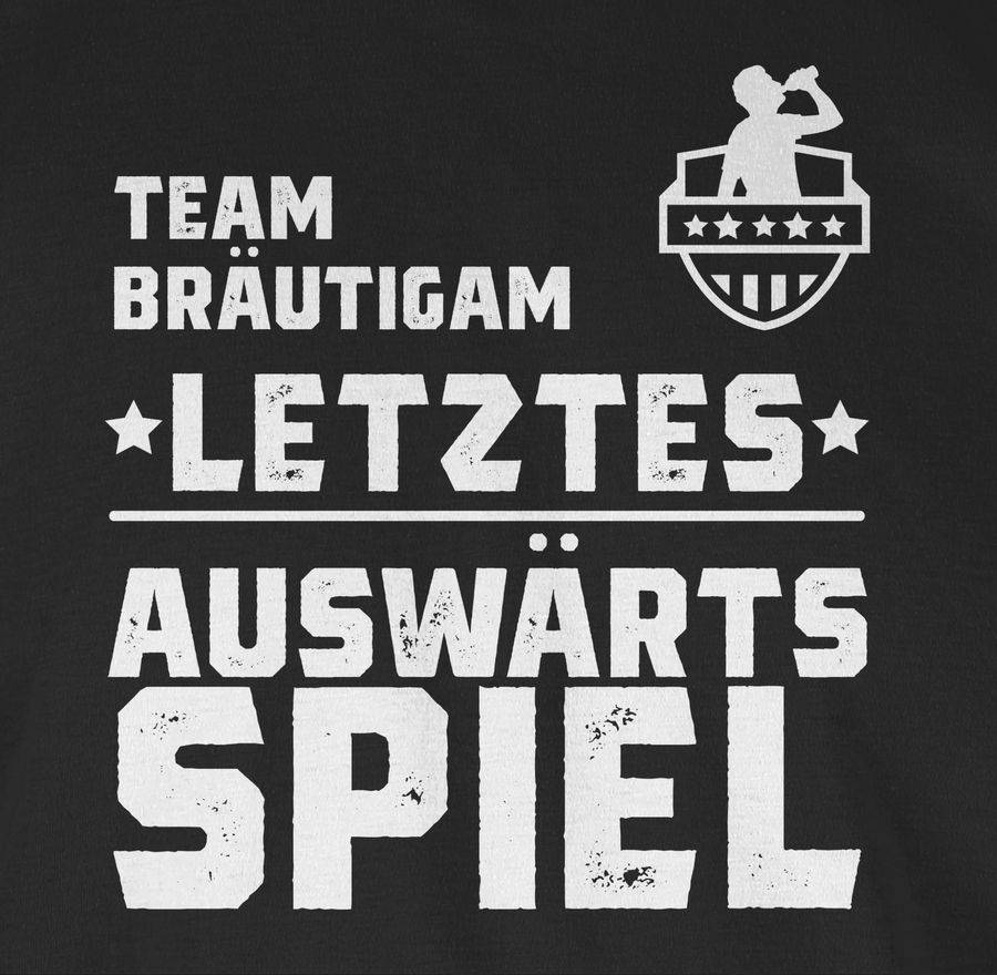Shirtracer Team Bräutigam - Letztes Auswärtsspiel Vintage Weiß: T-Shirt Gym Bag Shirtracer