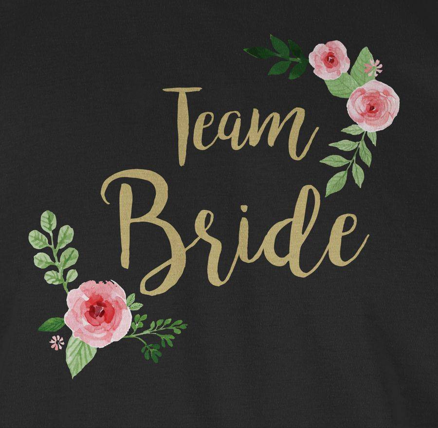 Shirtracer Team Bride Blumen Vintage Shirts & Mehr Shirtracer