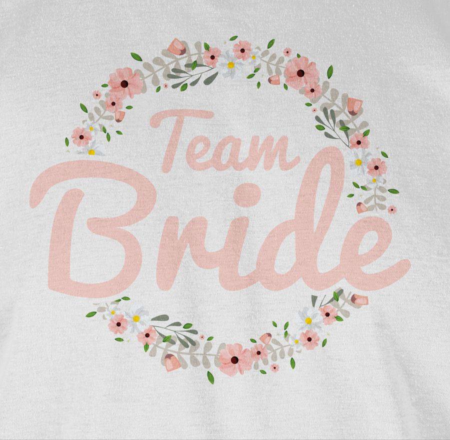Shirtracer Team Bride Blumenkranz Rosé Shirts & Mehr Shirtracer