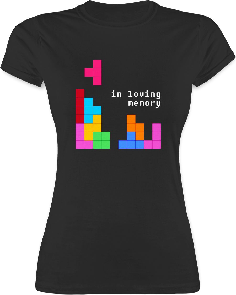 Shirtracer Tetris in loving memory: Tshirt Turnbeutel Shirtracer